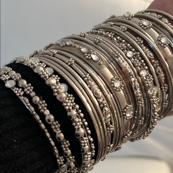 Designer Stackable Bracelets / Gold or Silvertone - NWT - Picture 11 of 15